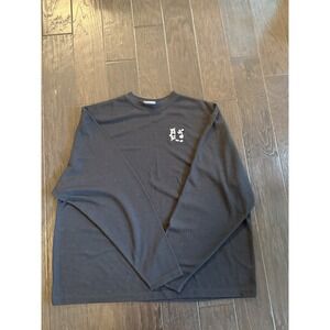 Disney 100 Mickey Mouse Shirt Mens XL Black Long Sleeve Crewneck Graphic Tee